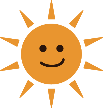 強い日差しイラスト 真夏の太陽 汗 日焼け対策の季節に 可愛い無料イラスト素材集