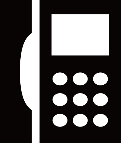 かわいい電話イラスト 黒電話 オフィスプッシュホン 可愛い無料イラスト素材集
