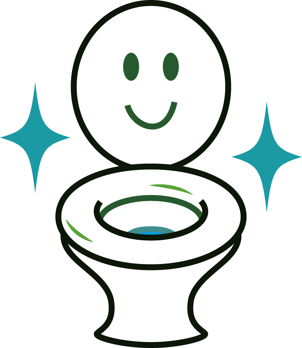 » トイレ・便器のイラスト / きれい、汚い、臭い、壊れ | 可愛い無料イラスト素材集