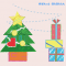 クリスマスツリーとクリスマスプレゼントのイラスト / ワンポイント挿絵